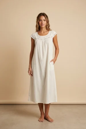 Cotton Lace Nightgown
