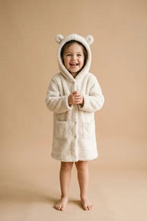 Kids Hooded Robe